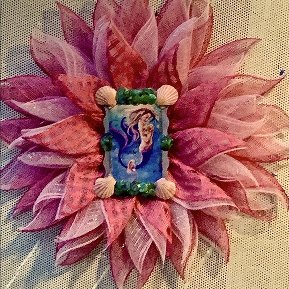 OOAK Seahorse Art / Nautical Wreath - Picture 2 of 7